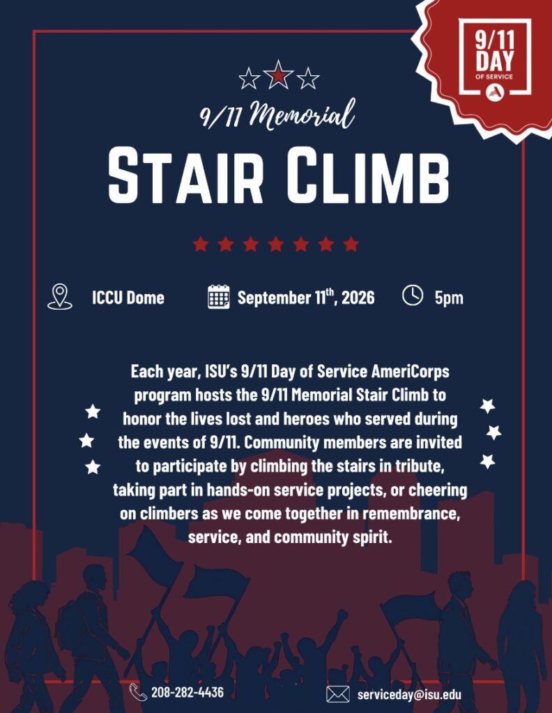 9/11 Memorial Stair Climb, Pocatello, September 11, 2026