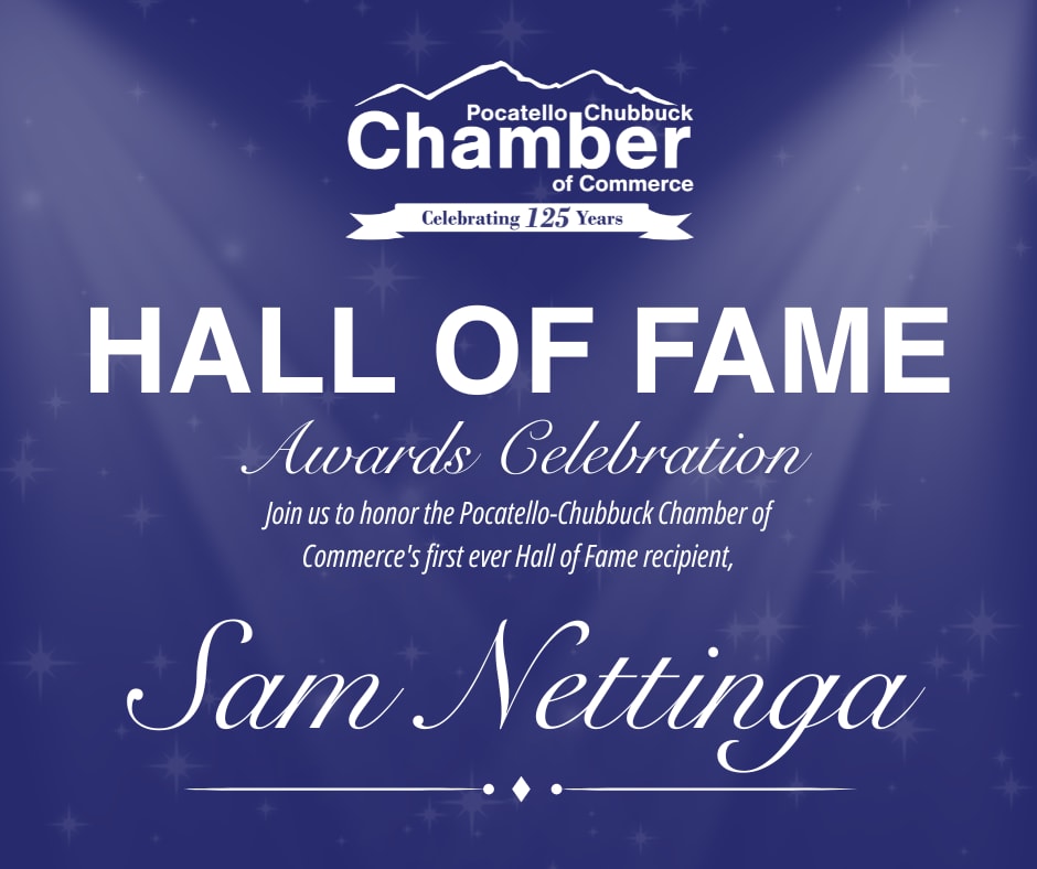 Hall of Fame Award, Pocatello, September 8, 2026