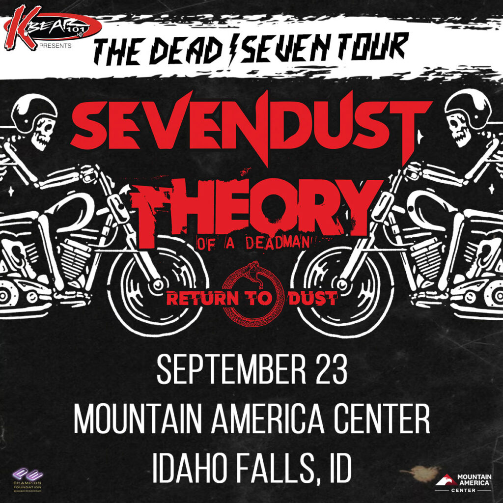 Theory of a Deadman & Sevendust – The Dead / Seven Tour, Idaho Falls, September 23, 2026
