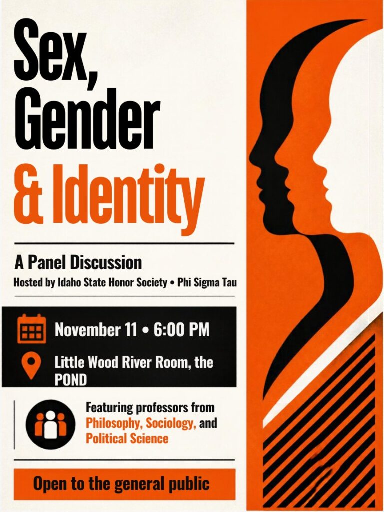 Sex, Gender and Identity Panel, Pocatello, November 11, 2026